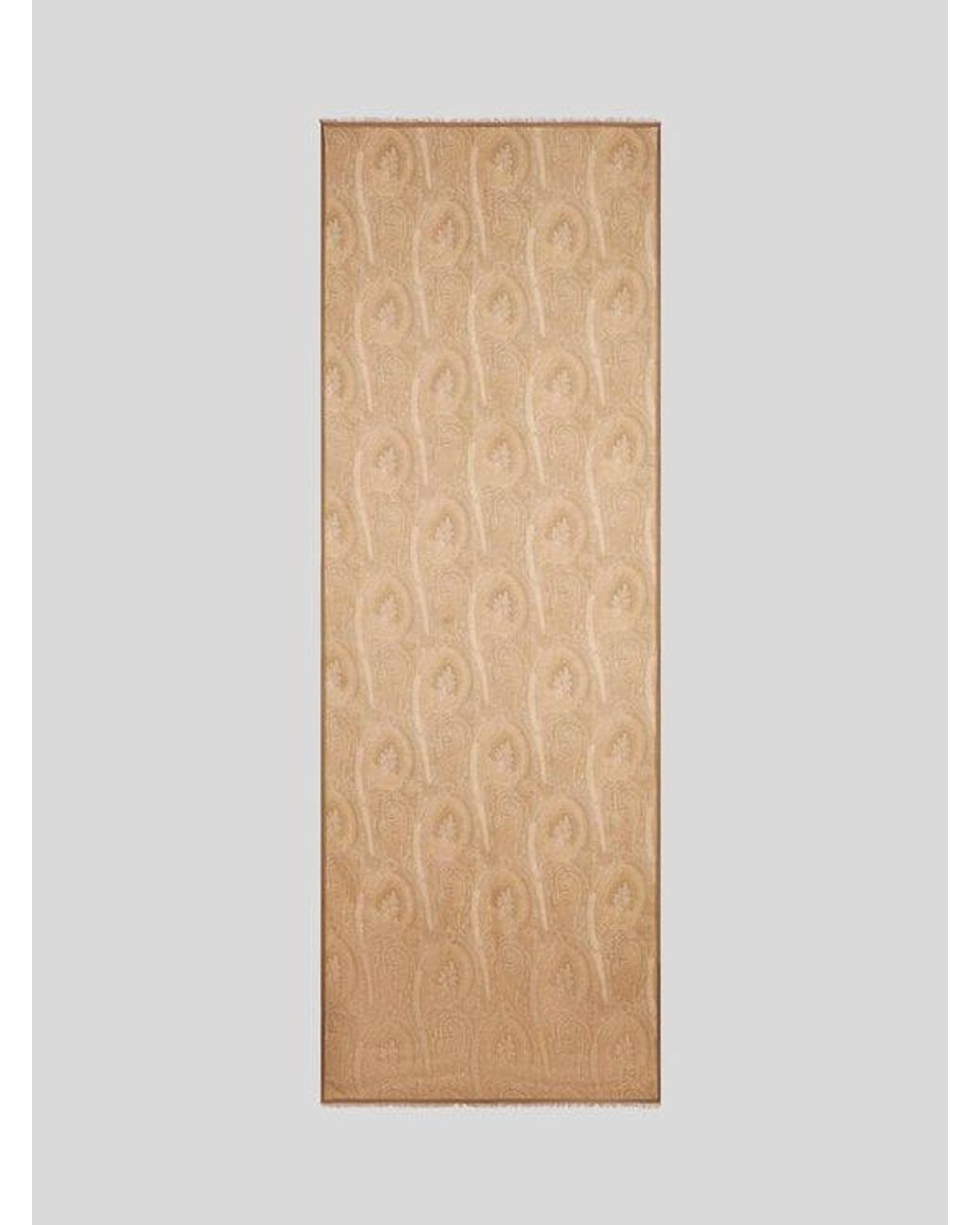 Etro Natural Paisley Scarf for men