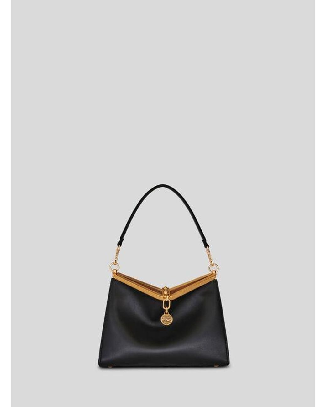 Etro Black Medium Vela Bag