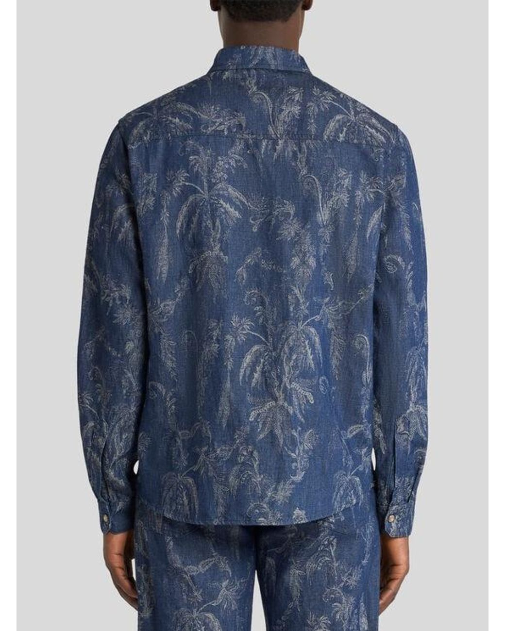Etro Blue Shirt for men