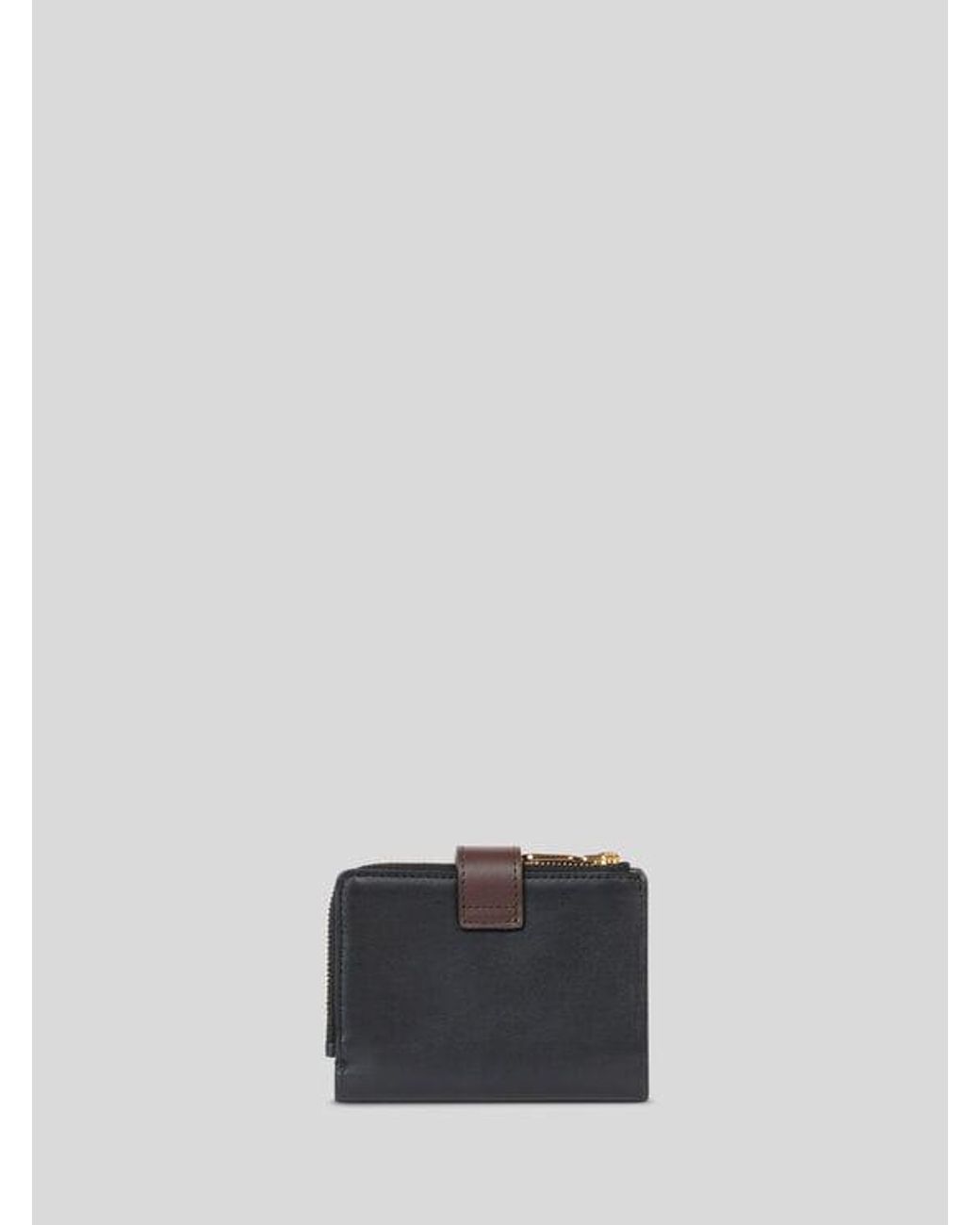 Etro White Small Leather Wallet