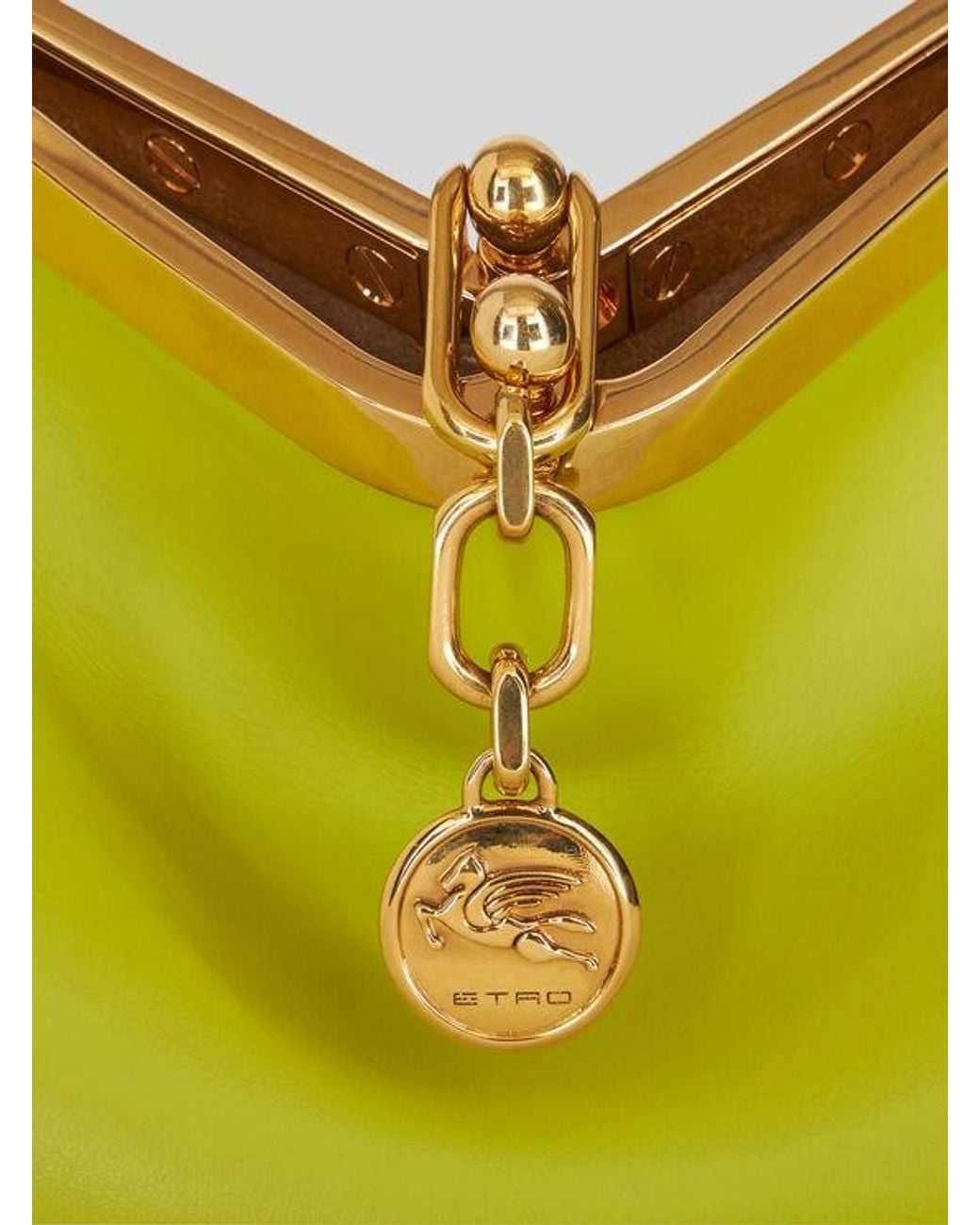 Etro Yellow Small Vela Bag