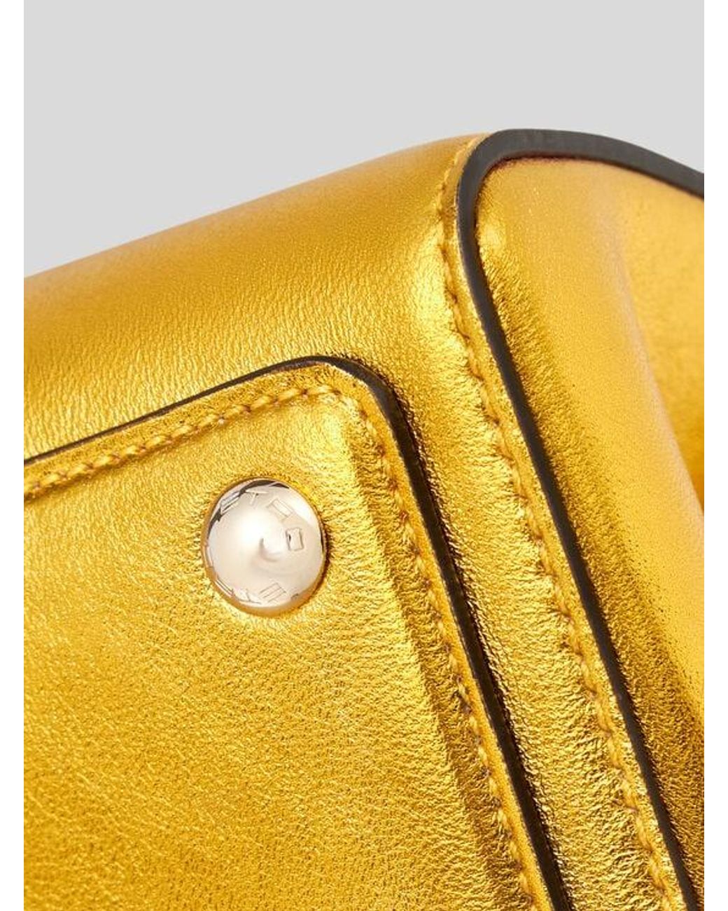 Etro Metallic Small Laminated Vela Bag