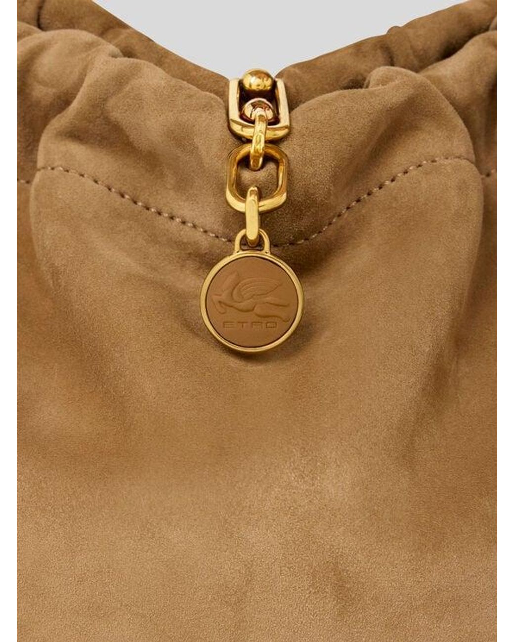 Etro Metallic Medium Vela Blossom Bag