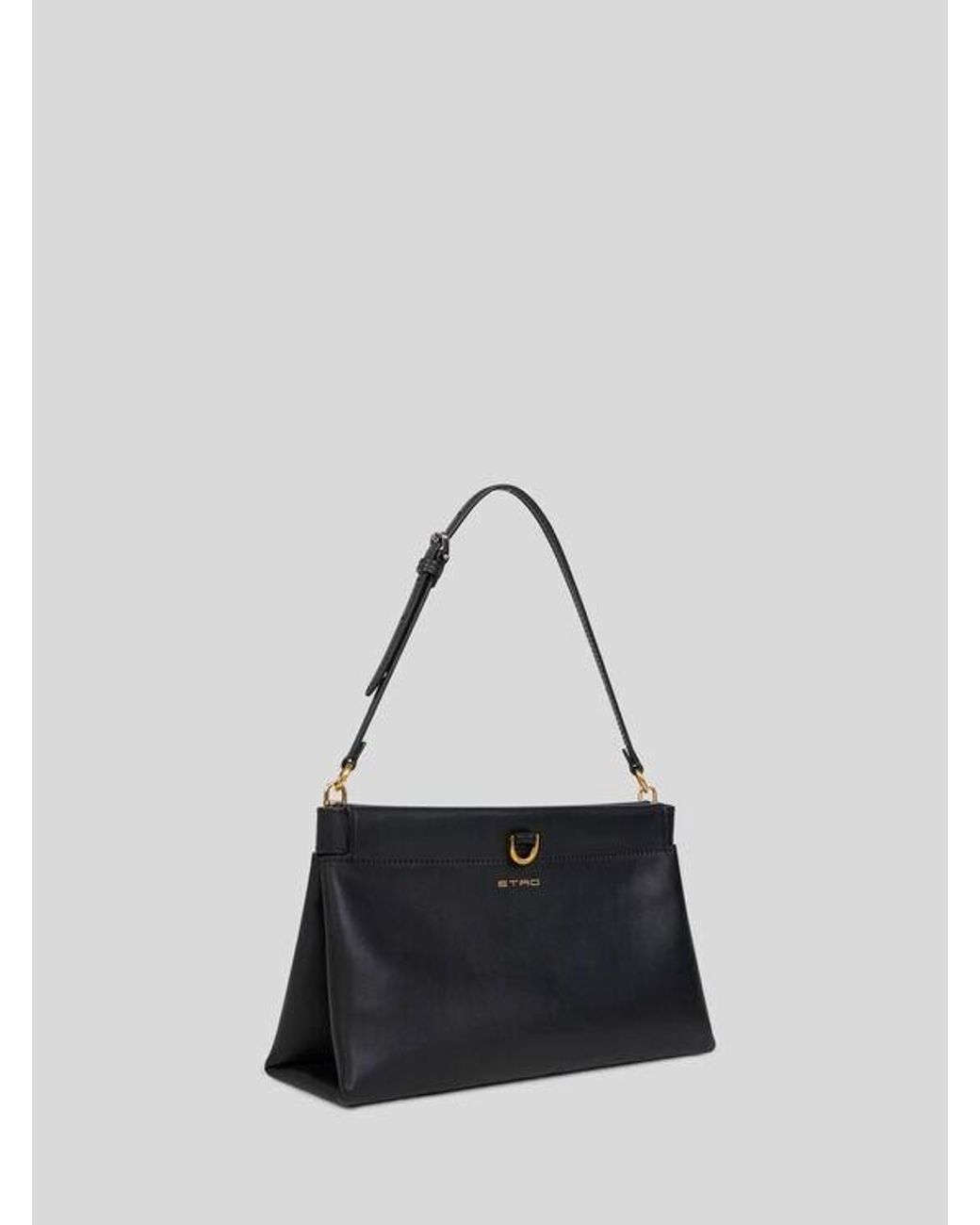 Etro Black Mini Leather Clutch Talk