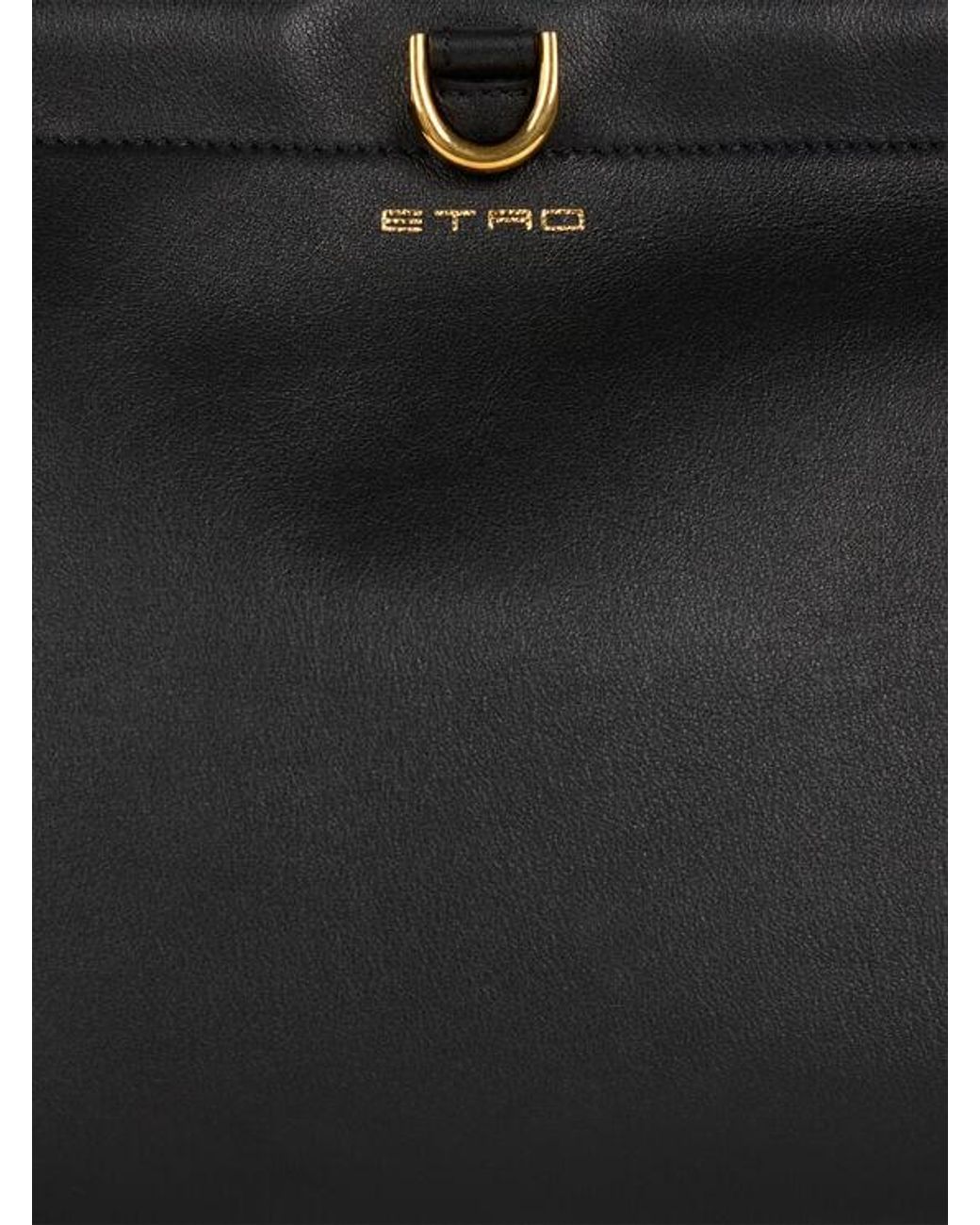 Clutch Talk Media di Etro in Black