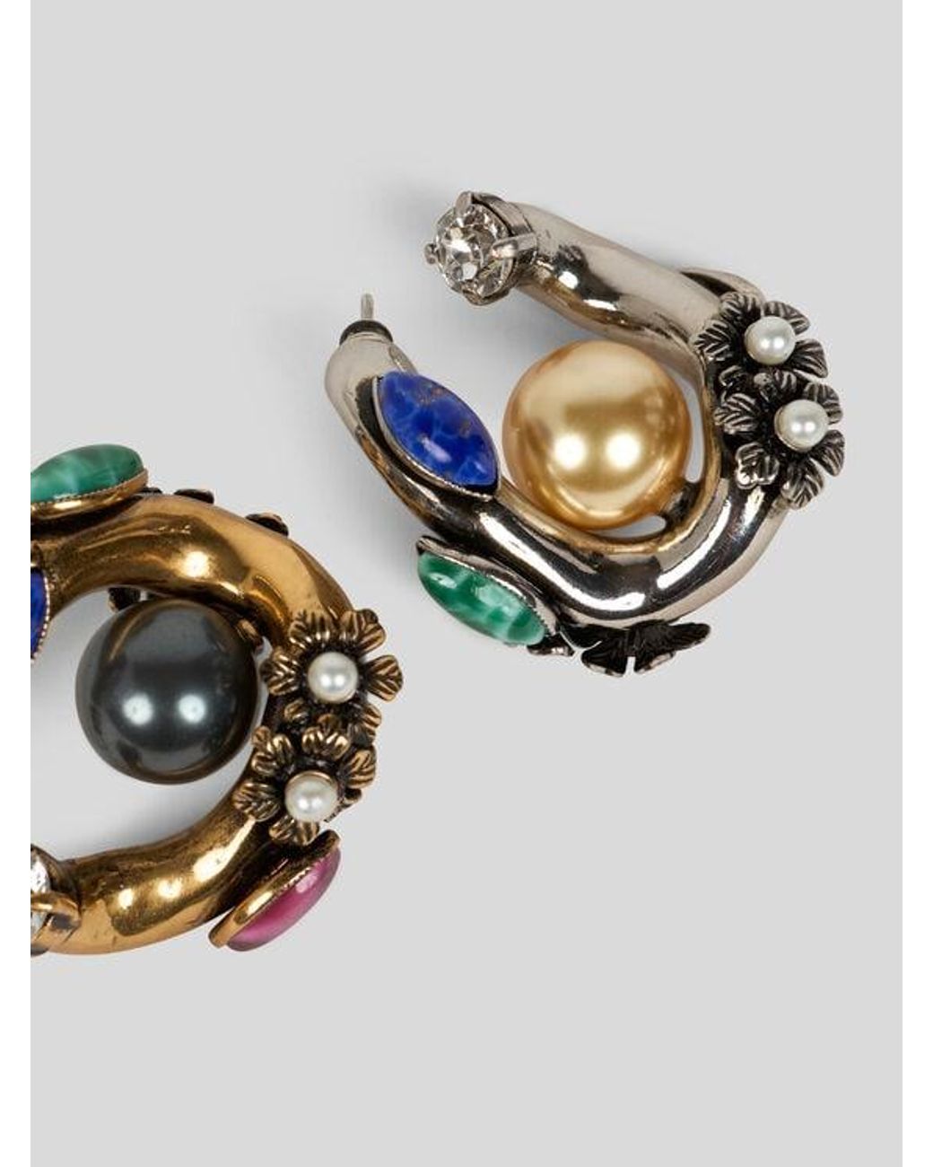 Etro Blue Earrings With Appliqués