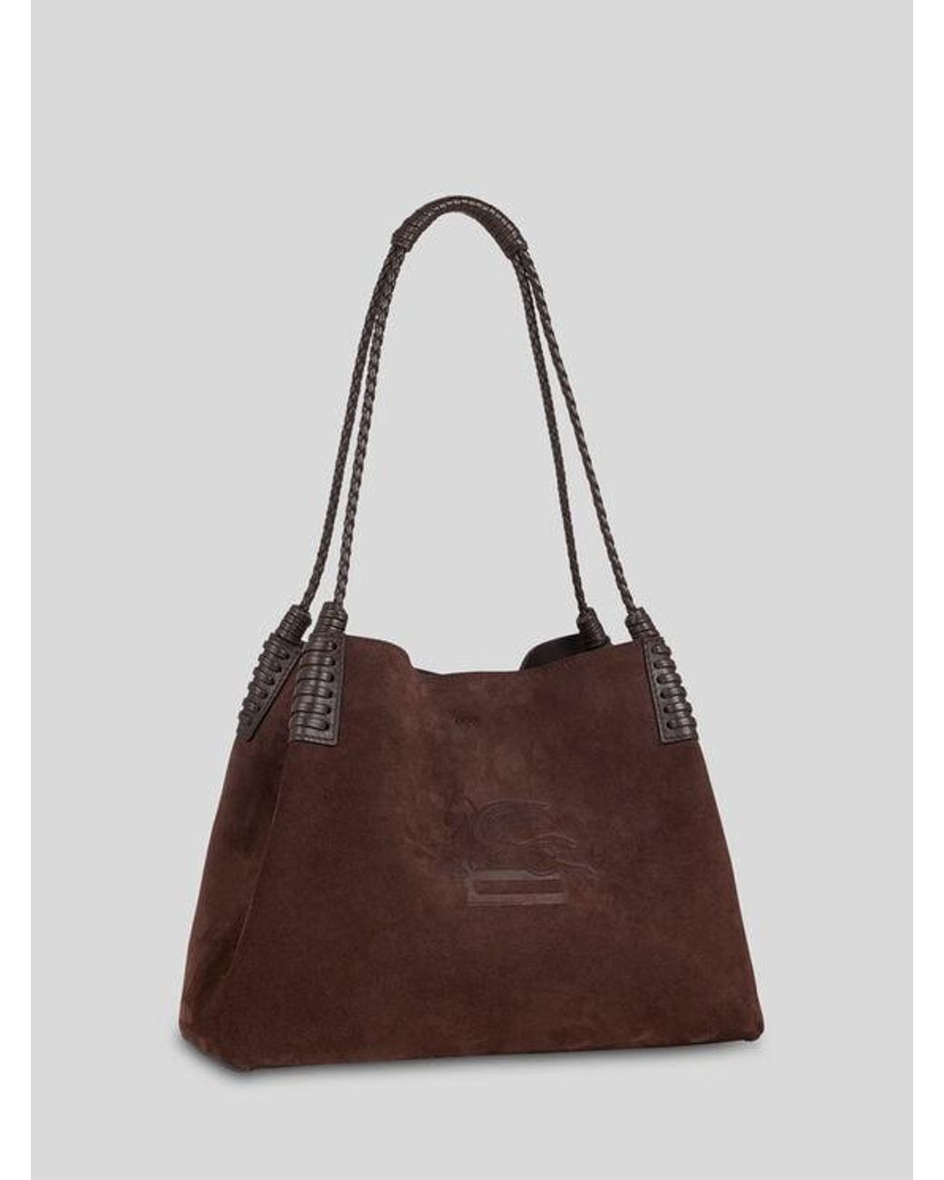 Etro Brown Medium Libra Tote Bag