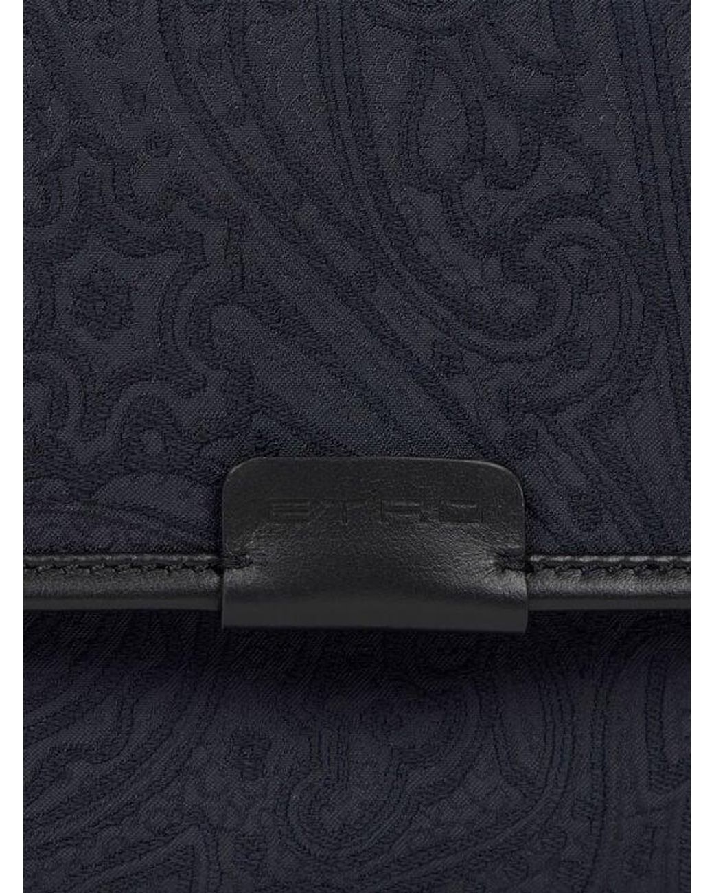 Etro White Small Nylon Jacquard Camera Case for men