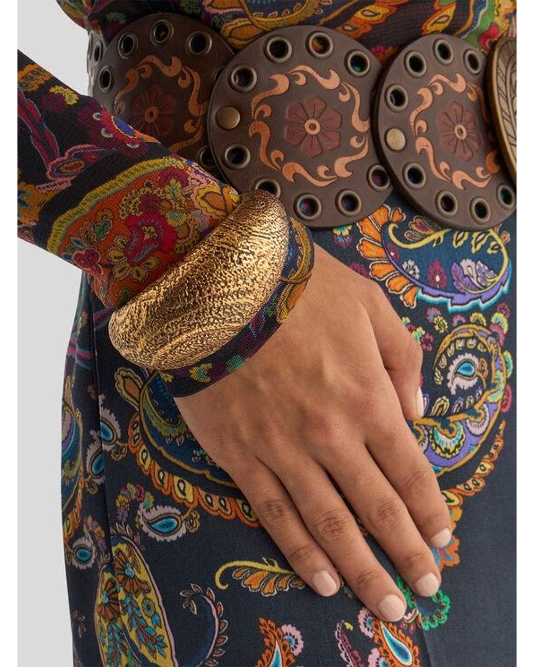 Etro Multicolor Arnica Bangle Bracelet