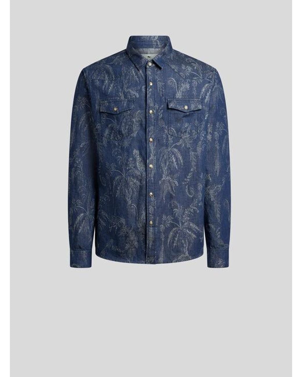 Etro Blue Shirt for men