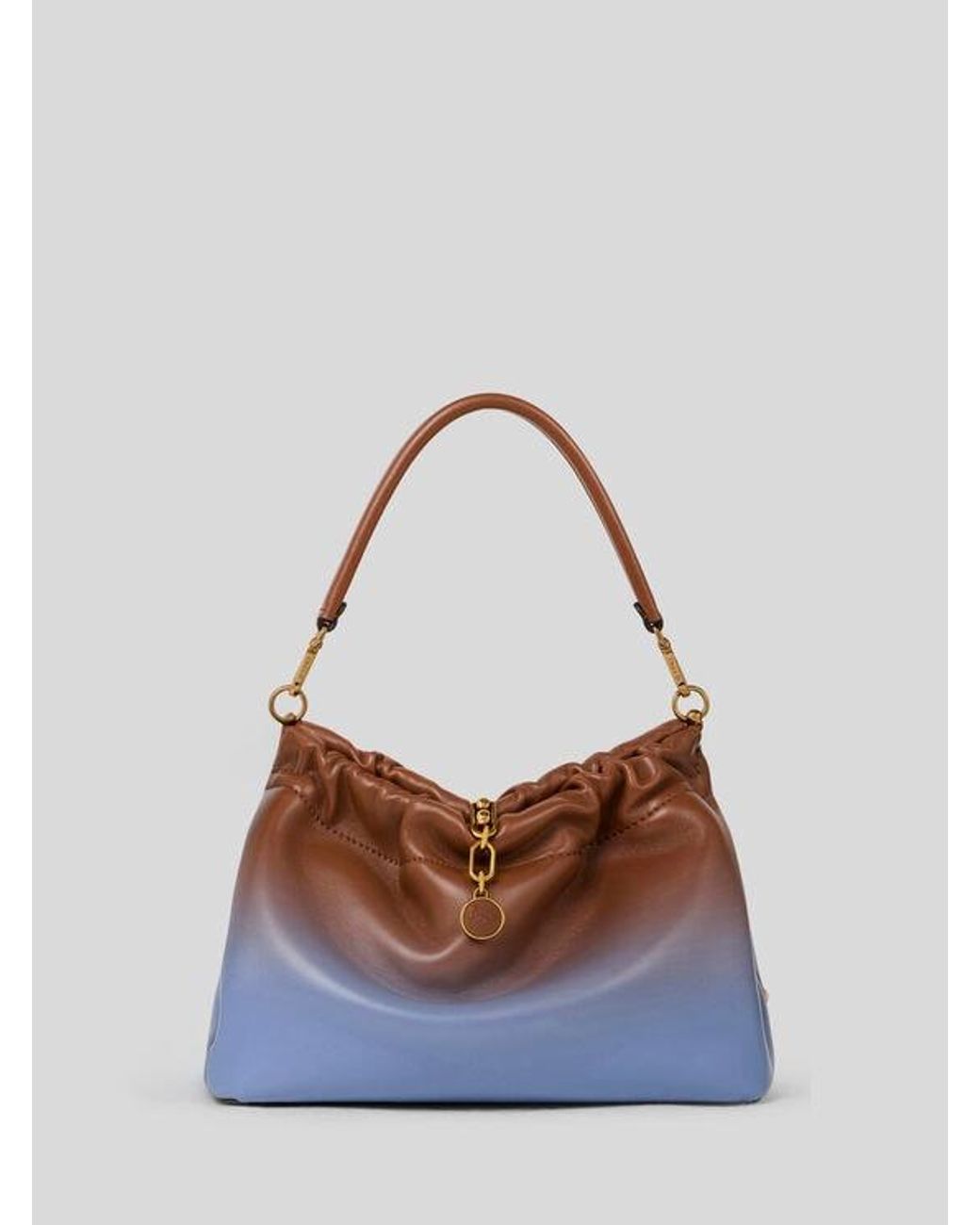 Etro Purple Medium Vela Blossom Bag