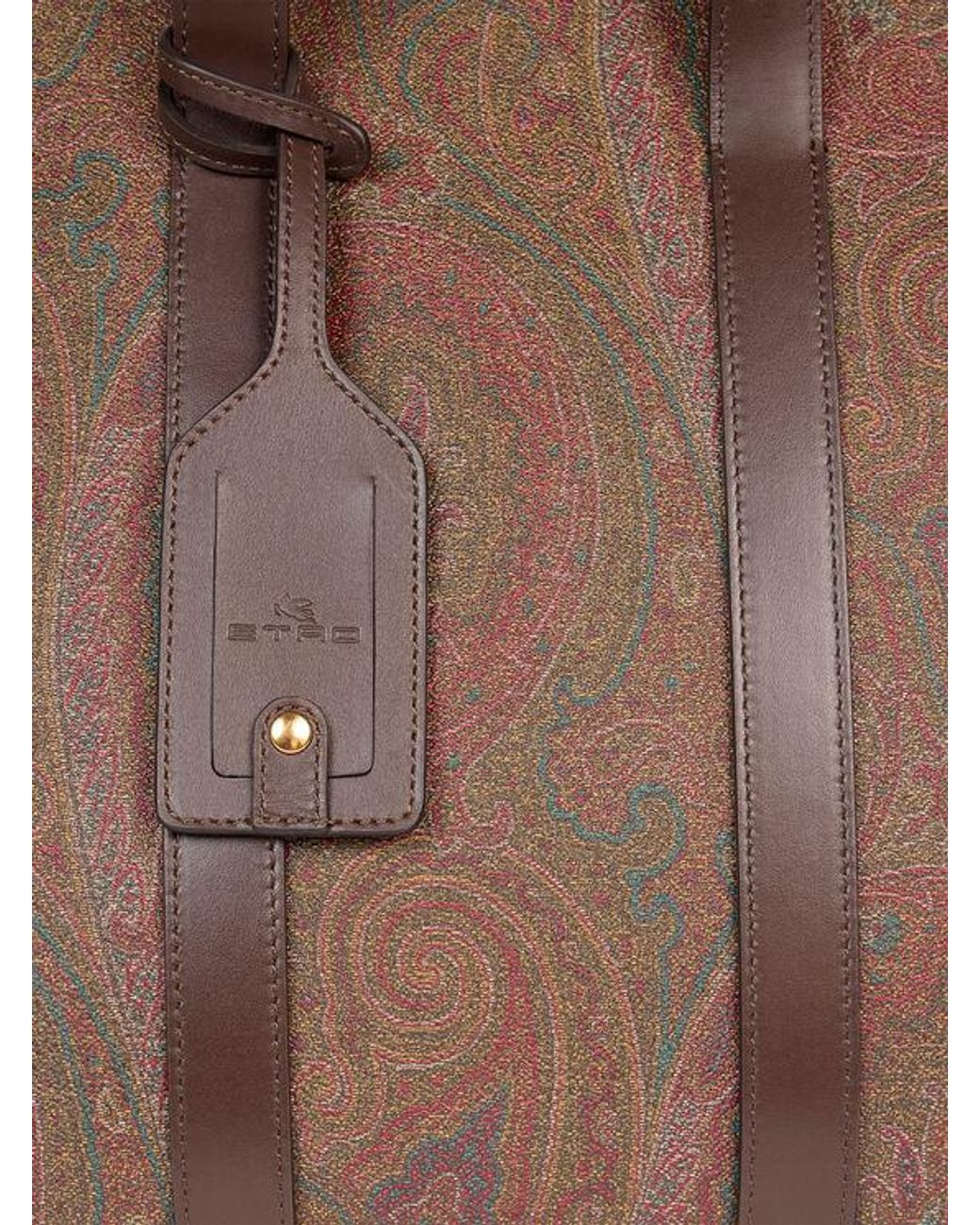 Etro Brown Arnica Travel Bag for men