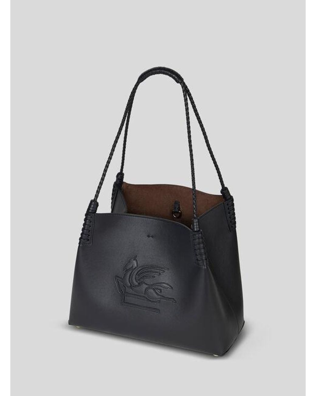 Etro Black Medium Libra Tote Bag