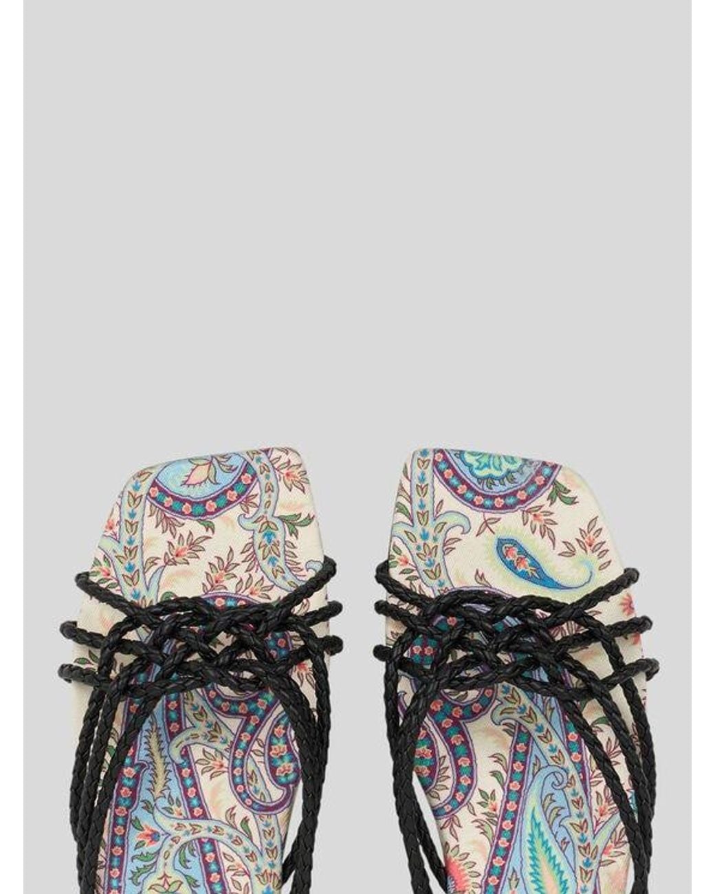 Etro Black Low Sandals
