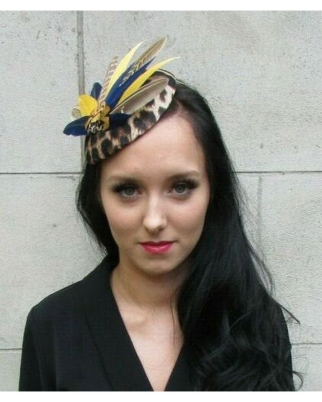 Feather Hat Fascinator 7407 