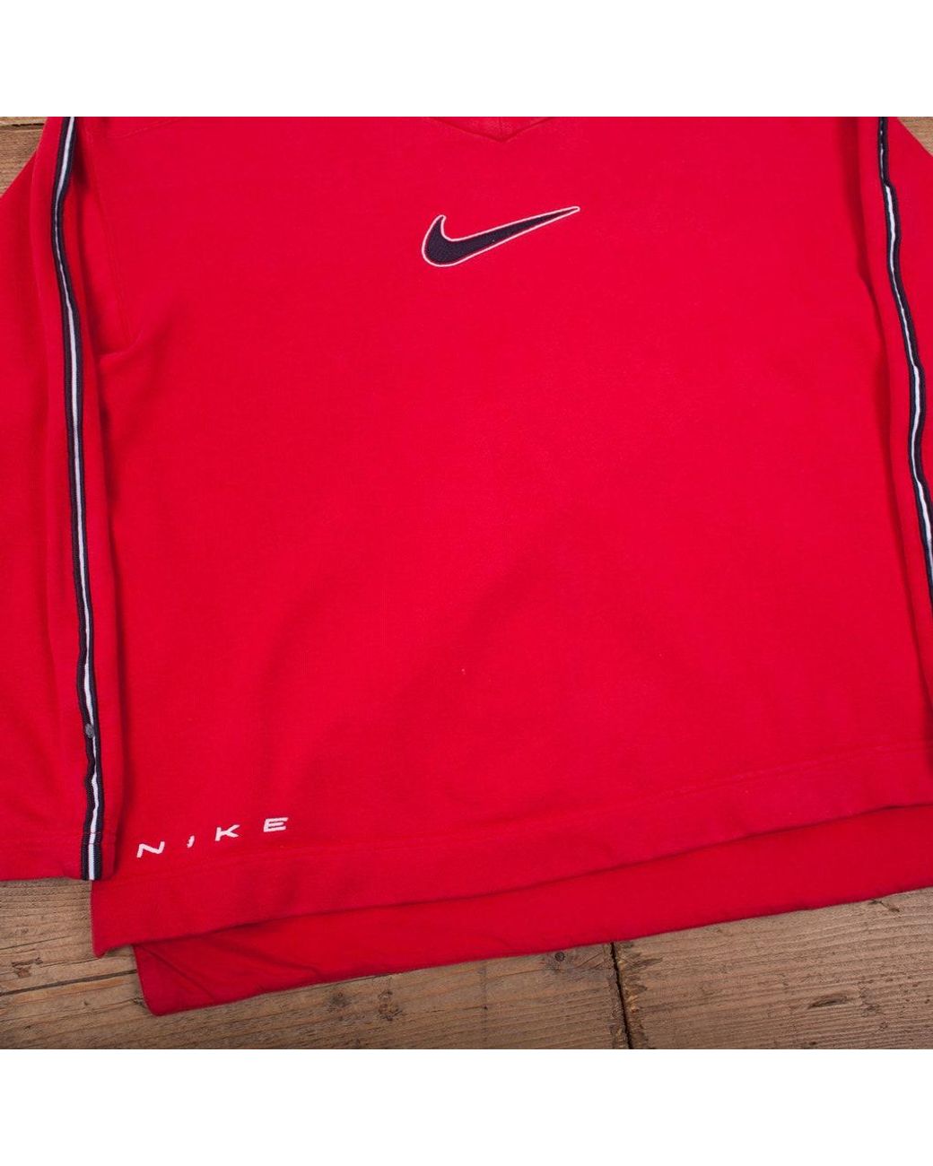 nike pink and red jumper