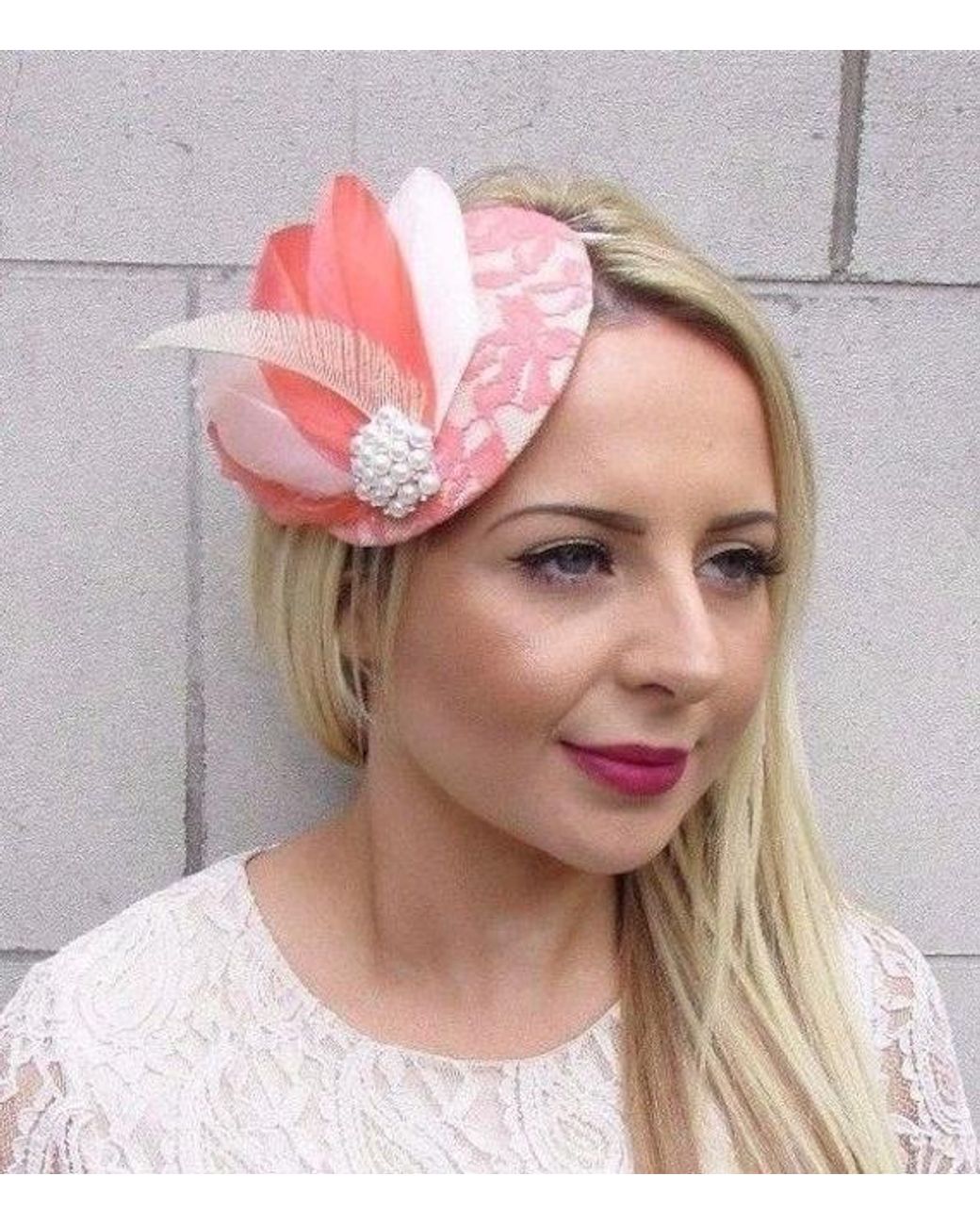 Feather Fascinator Pillbox Hat Races 