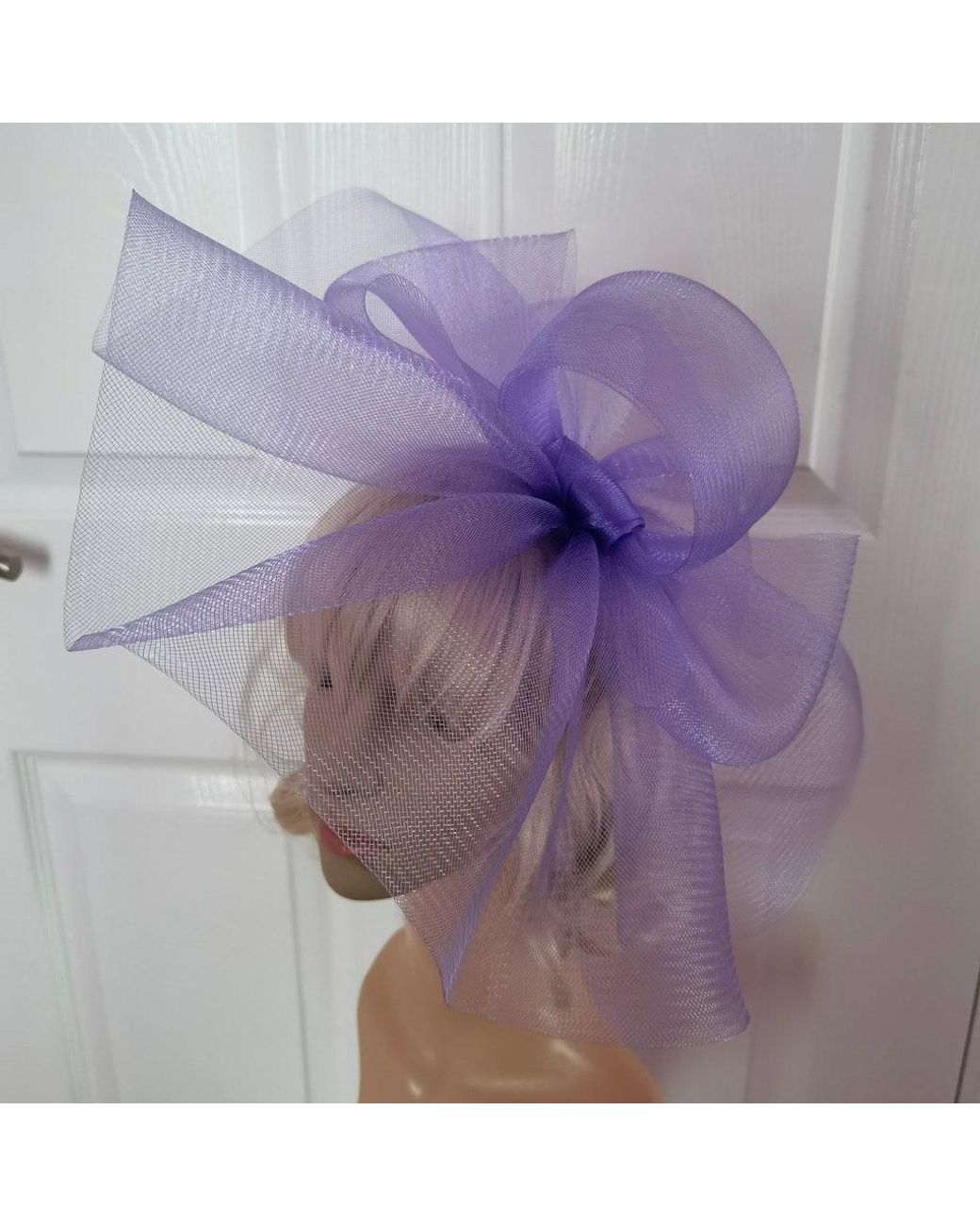 Etsy Light Purple Lilac Crin Fascinator 