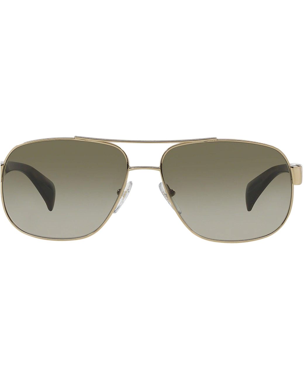 Prada Pr 52ps Zvn1x1 Pale Gold in Green for Men Lyst UK