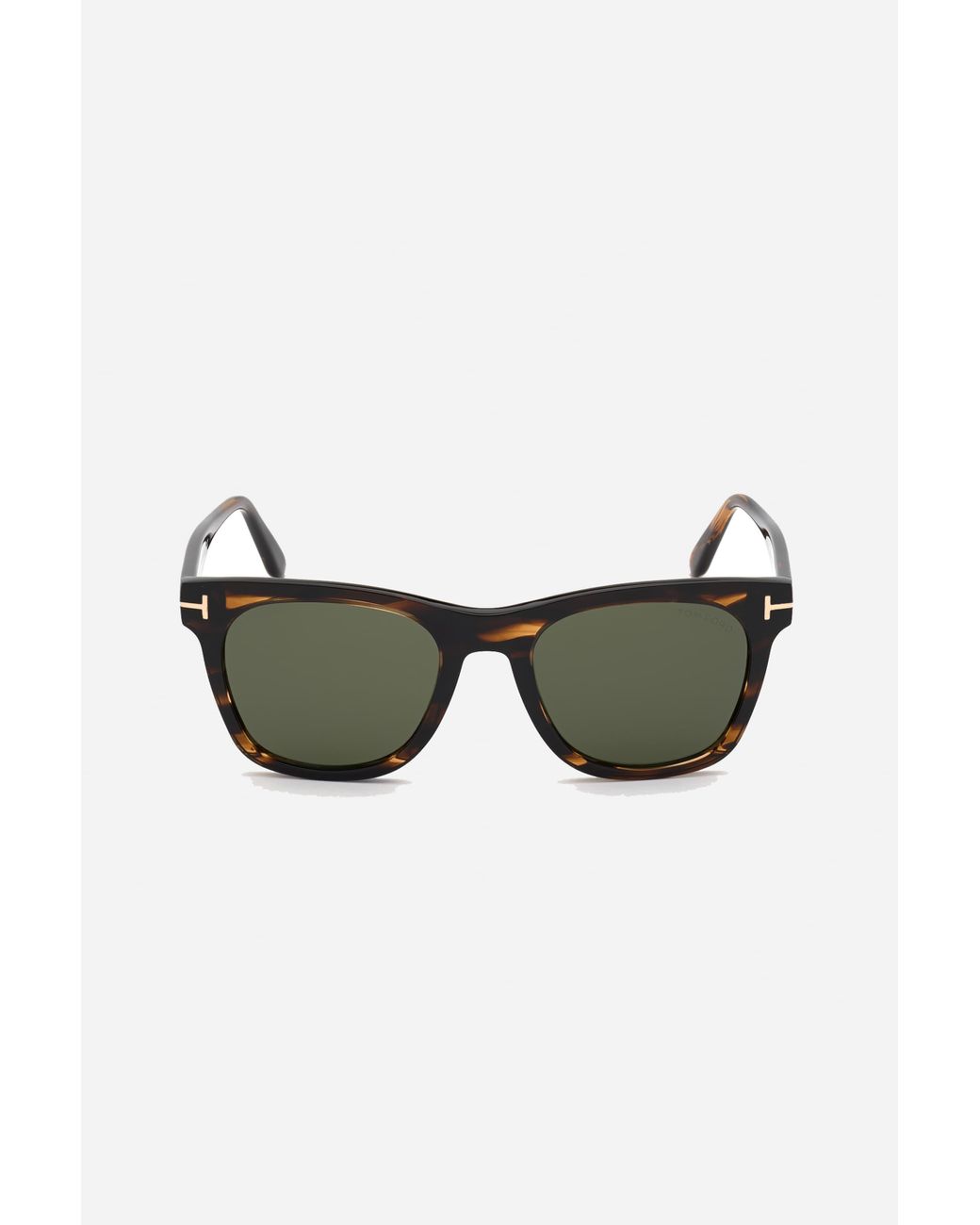 Tom Ford Havana Classic Sunglasses in Green for Men | Lyst