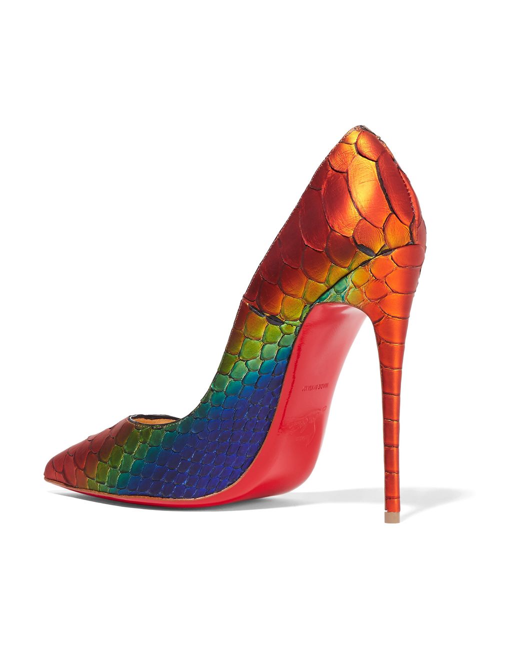 Christian Louboutin So Kate 120 Python Pumps – eKlozet