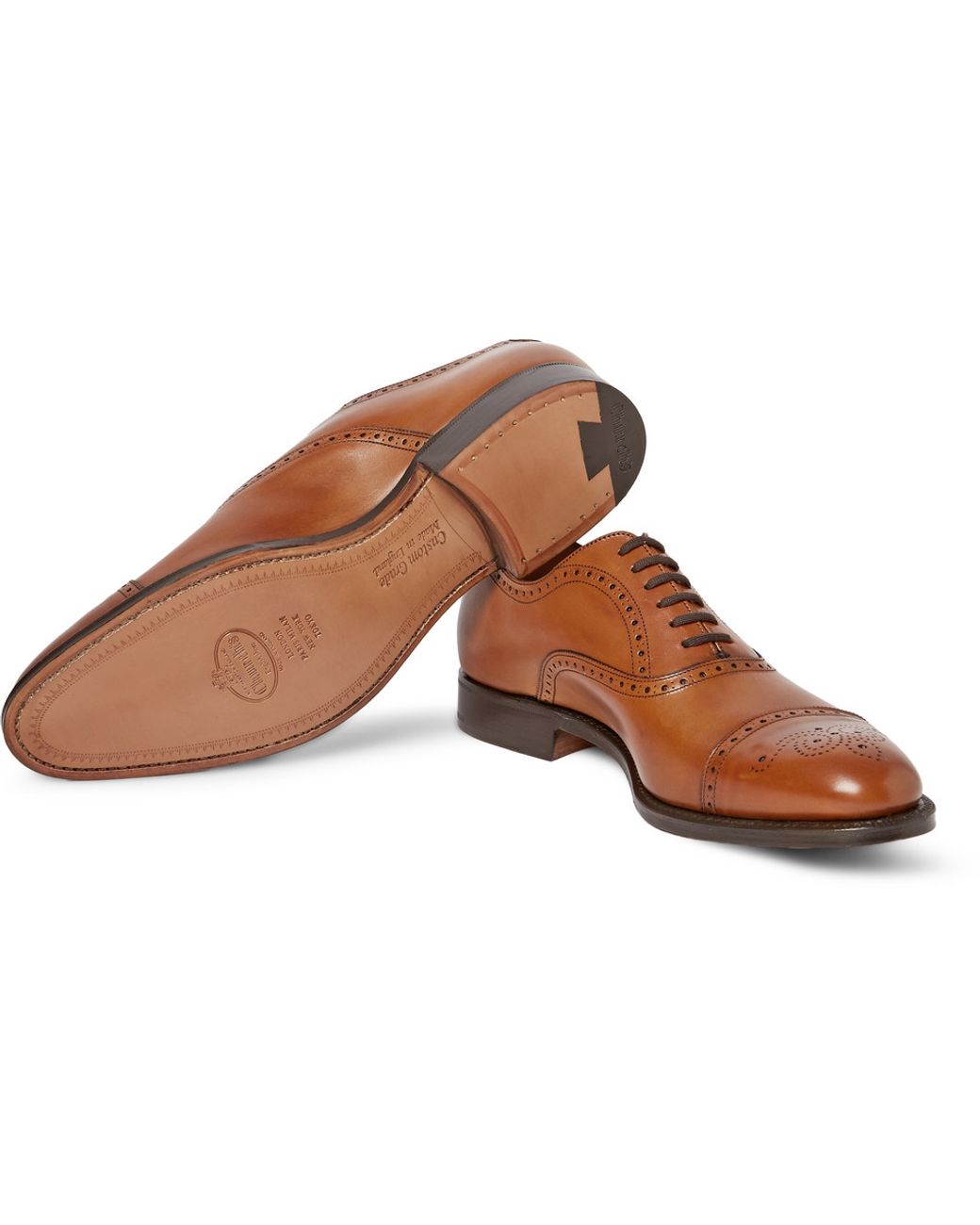 Church's Toronto Cap-Toe Leather Oxford Brogues in Brown for 