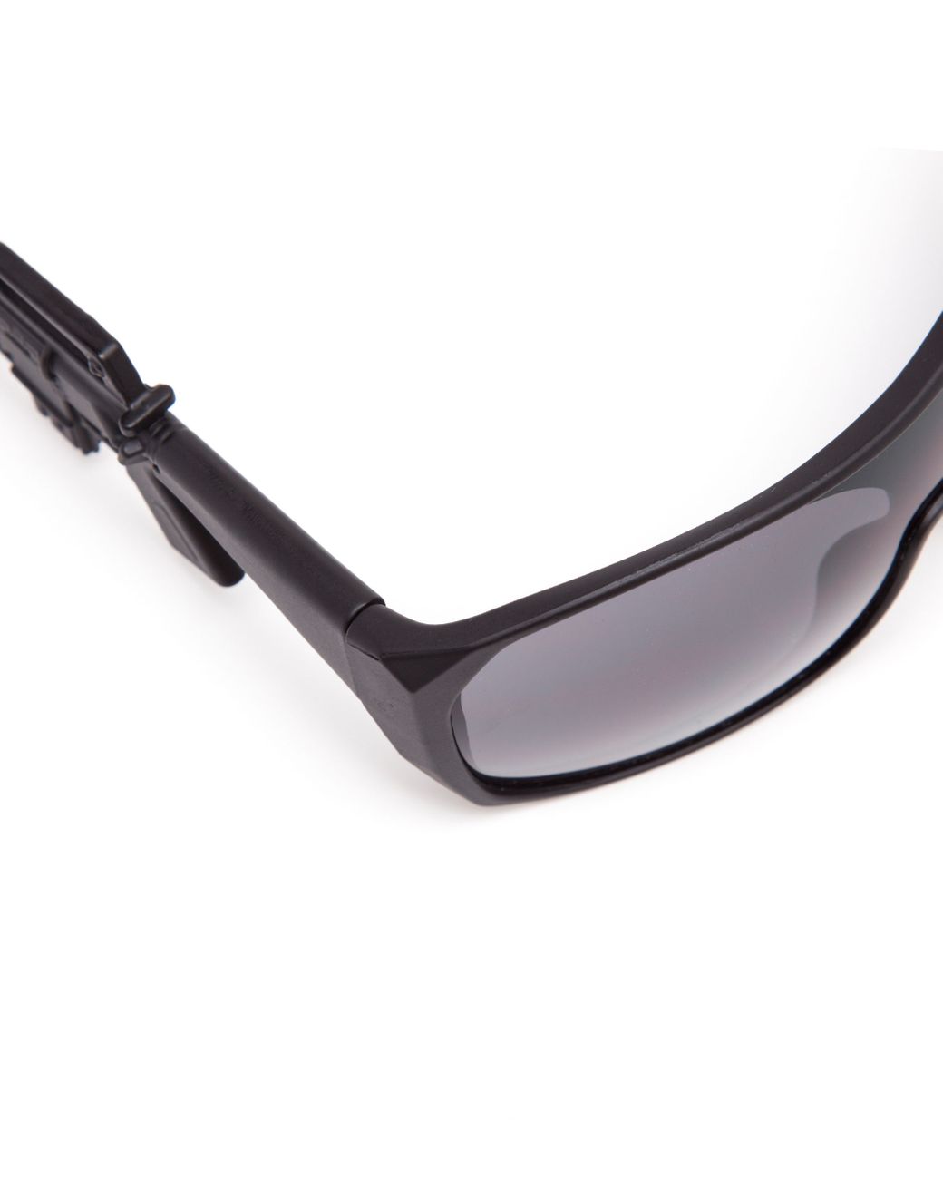 Jeremy Scott Machine Gun Wraparound Sunglasses in Black | Lyst