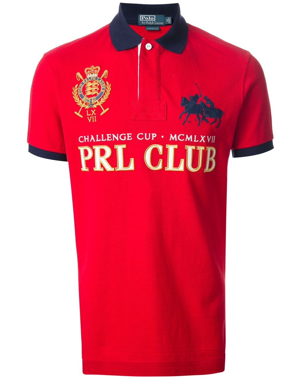 Polo Ralph Lauren Prl Club Polo Shirt in Red for Men | Lyst UK