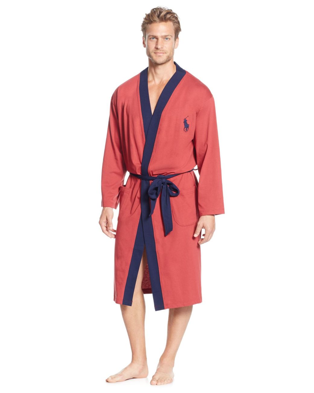 red polo robe mens