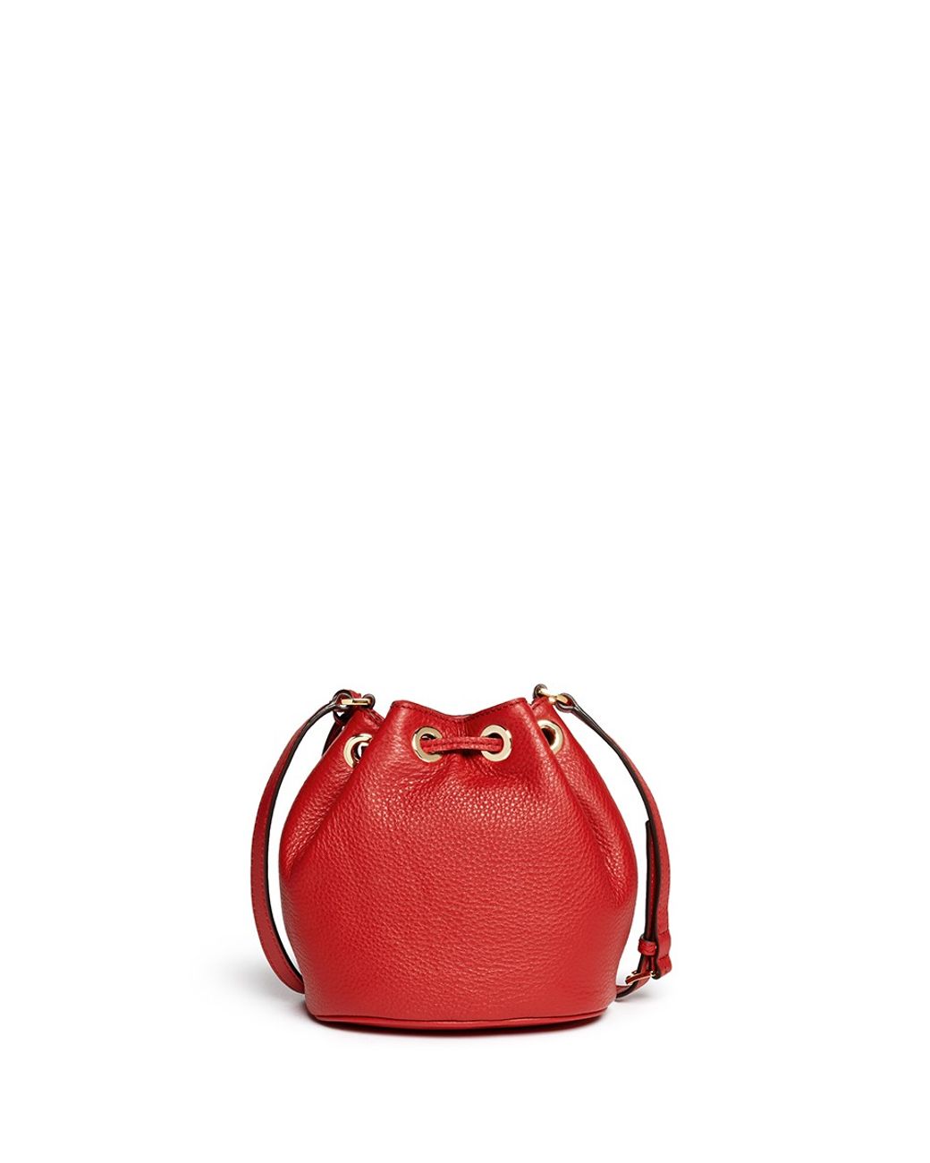 Michael Kors jules Leather Crossbody Bucket Bag in Red Lyst