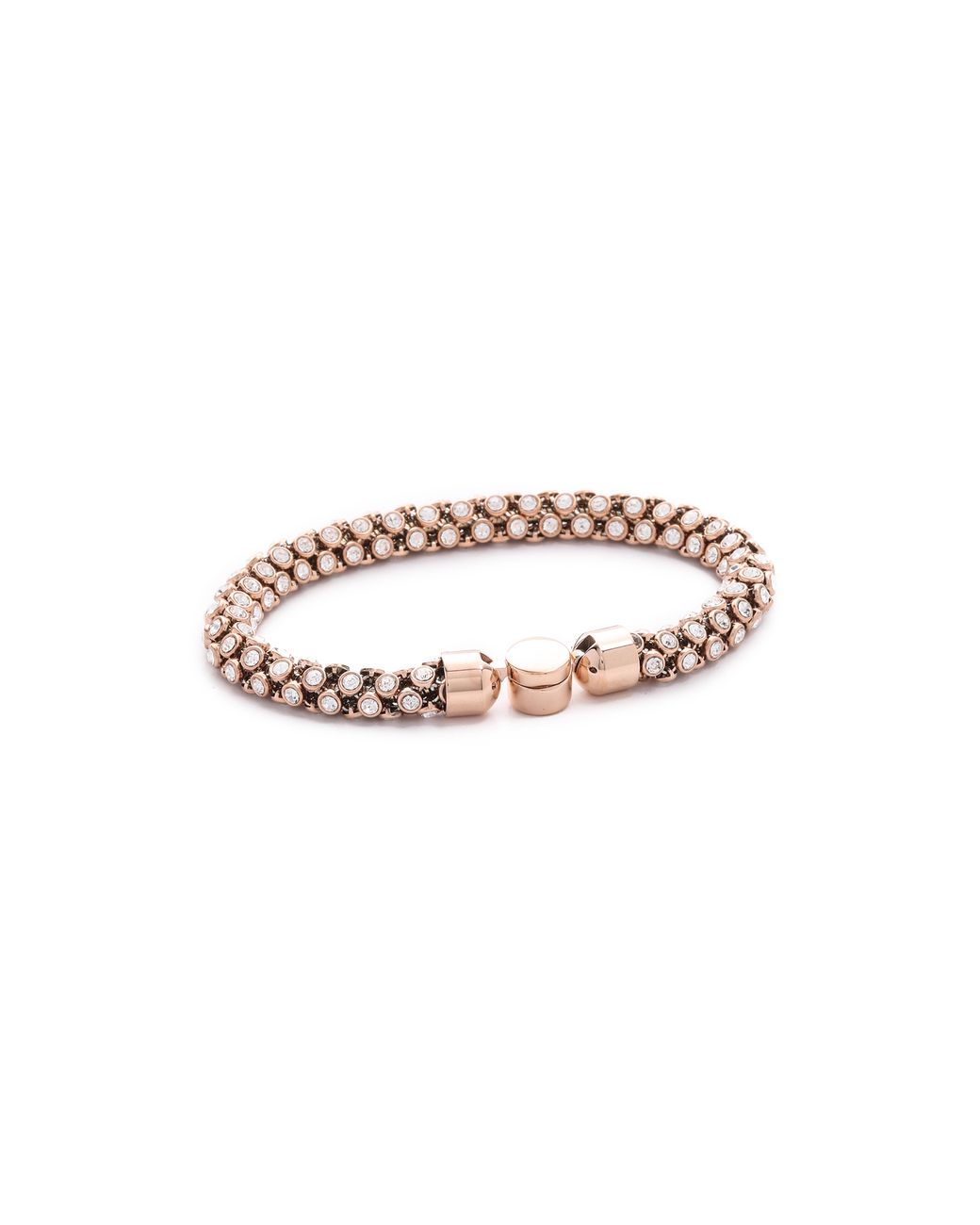 Michael Kors Park Avenue Rounded Bracelet in Metallic | Lyst