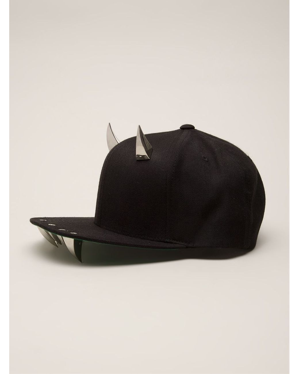 Adeen Horned Hat in Black for Men | Lyst