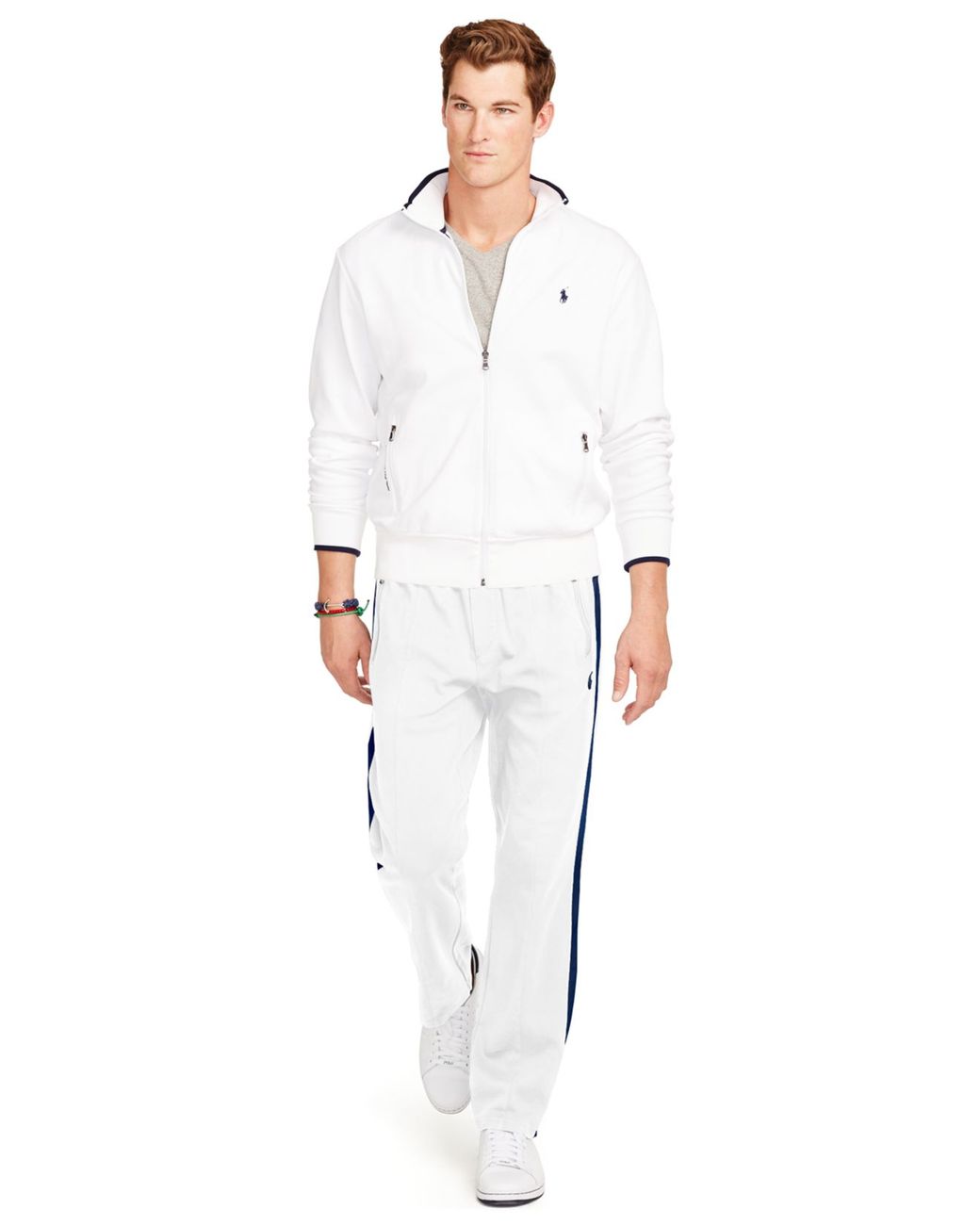 Polo Ralph Lauren Interlock Track Pants in White for Men | Lyst