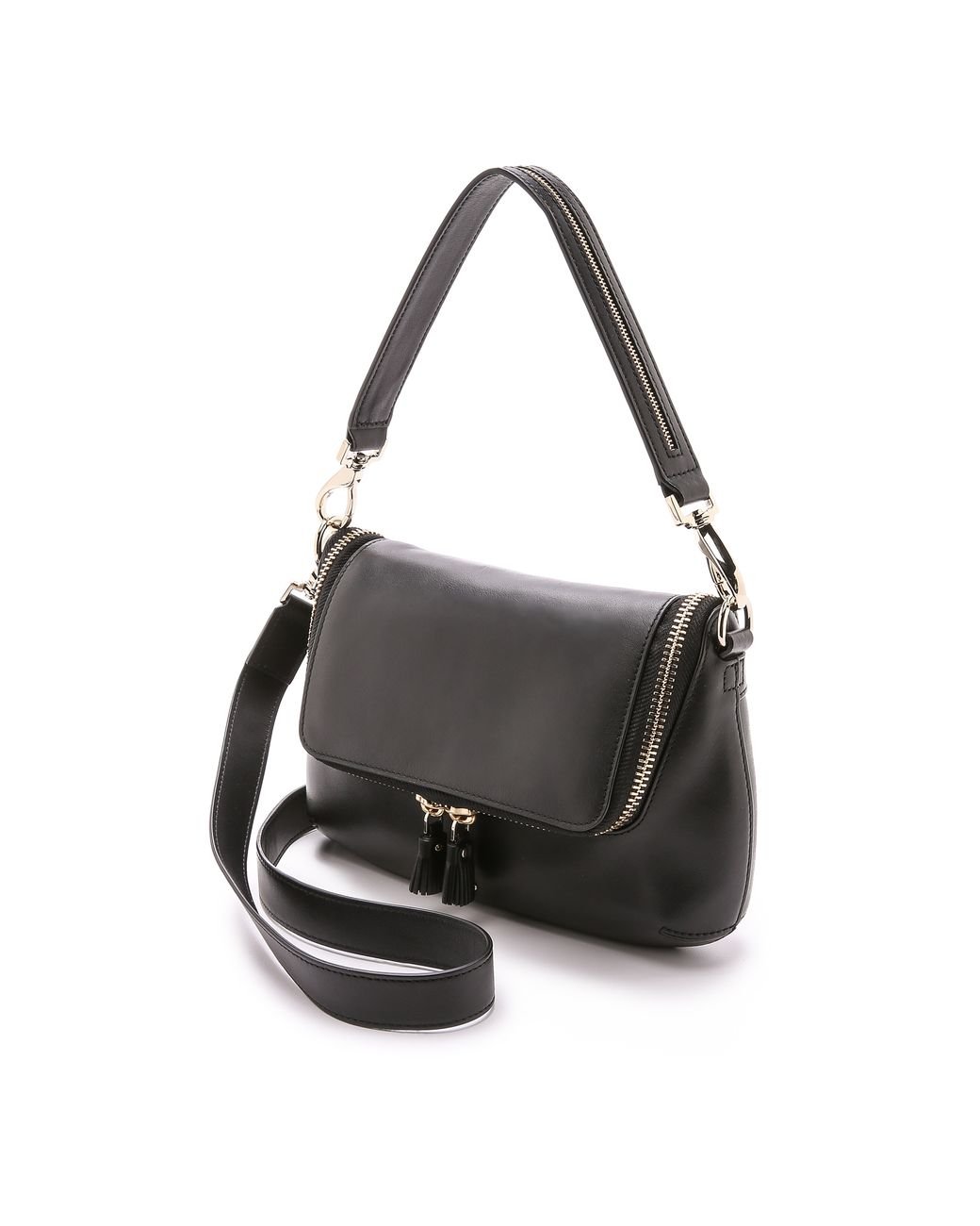 Anya Hindmarch Maxi Zip Cross Body Bag Black Lyst