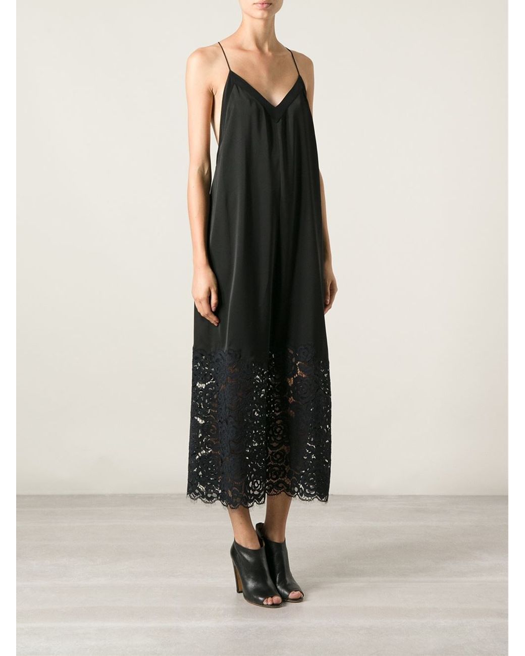 Dkny black lace deals dress