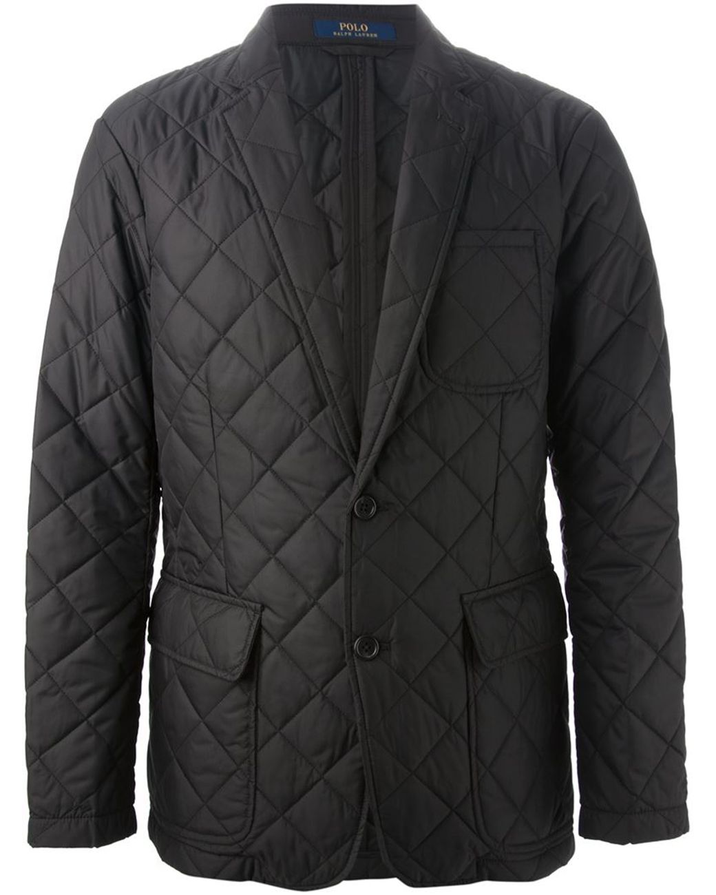 Polo Ralph Lauren Quilted Blazer in Black for Men | Lyst