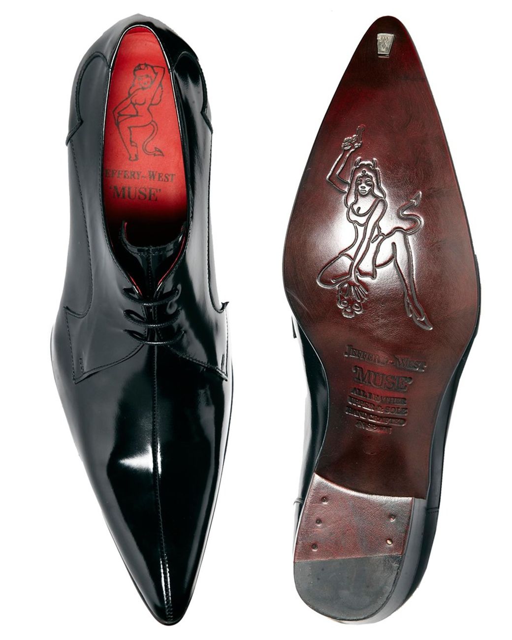 Jeffery West Cuban Heel Shoes in Black for Men | Lyst