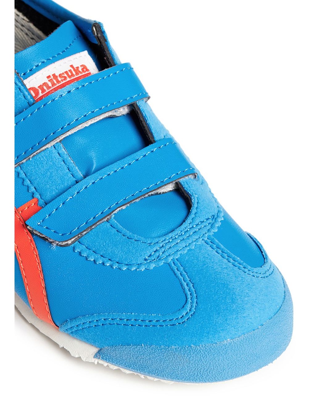 Onitsuka Tiger 'Mexico 66 Baja' Stripe Velcro Strap Kids Sneakers in Blue |  Lyst UK