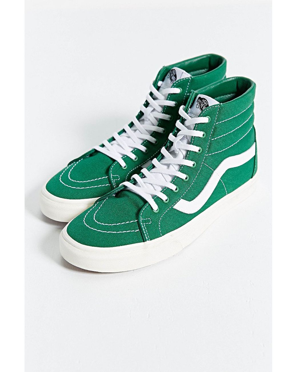 Vans Sk8-hi Reissue Canvas Sneaker in Green for Men | Lyst
