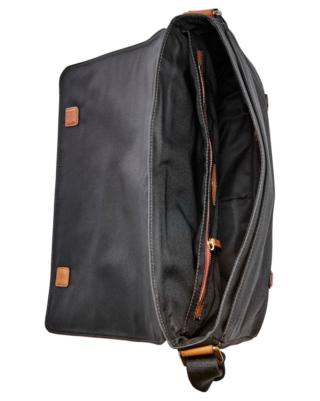 Fossil Aiden Messenger Bag in Black for Men Lyst