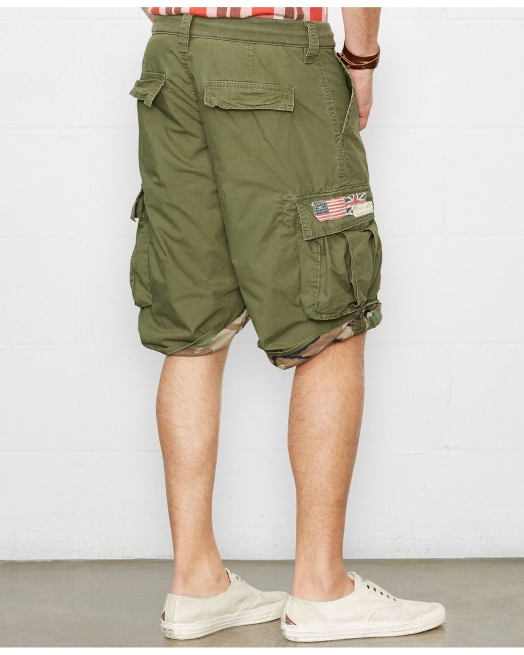 Denim & Supply Ralph Lauren Military Cargo Shorts in Green for Men | Lyst
