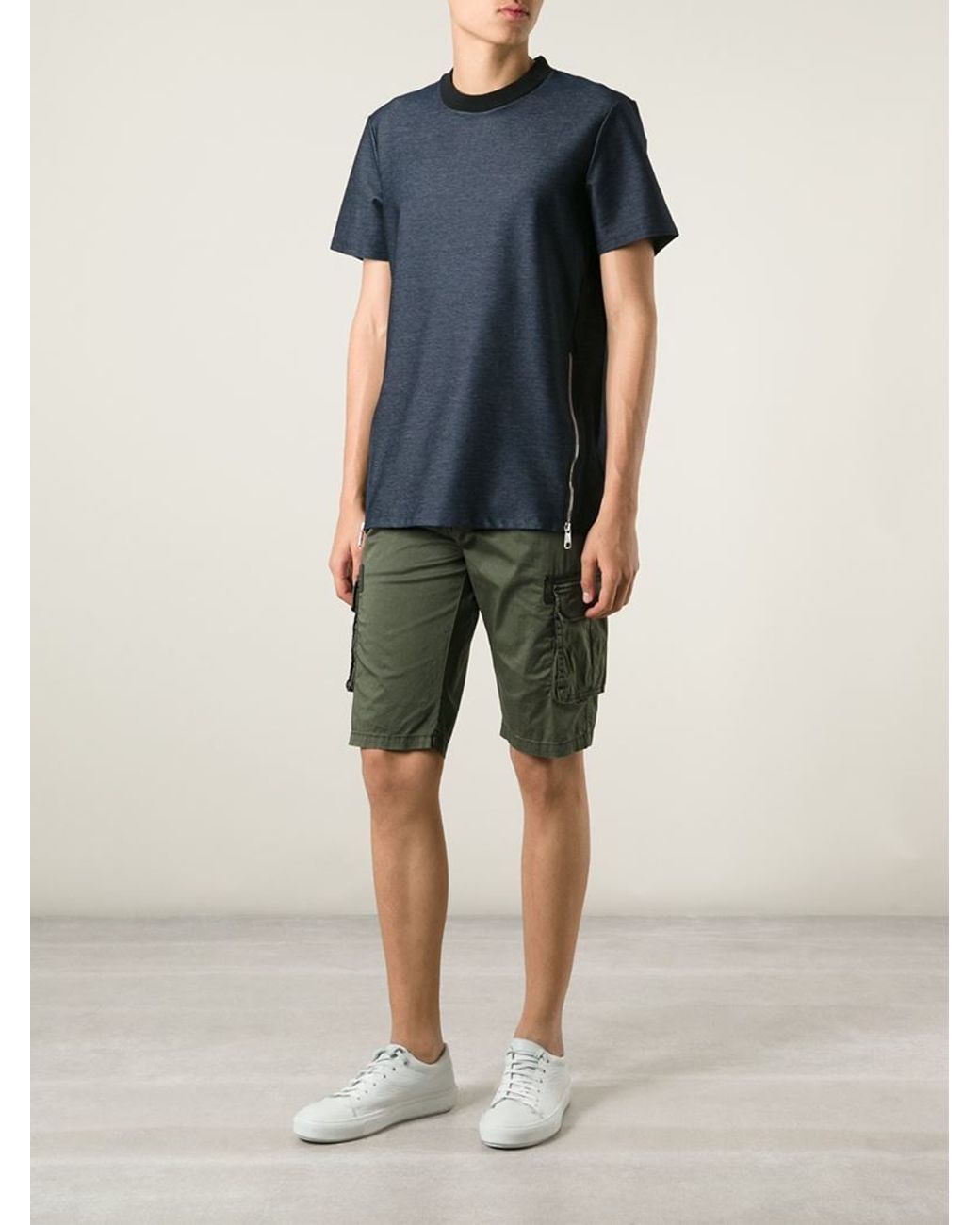 Armani Jeans Cargo Shorts in Green for 
