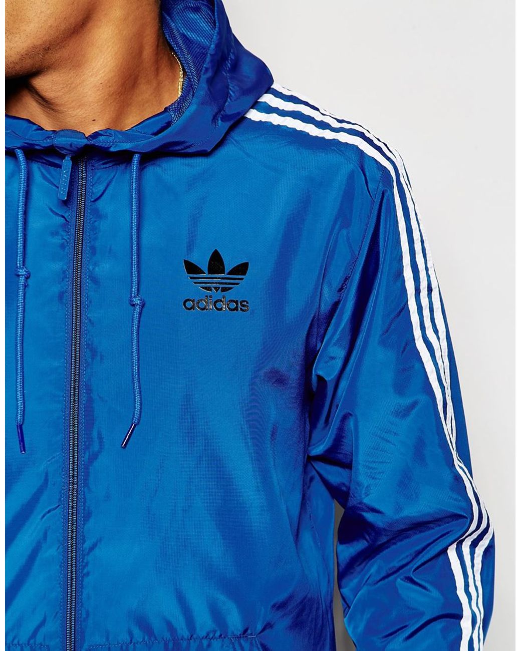 adidas Originals Itasca Windbreaker Jacket Aj6975 in Blue for Men | Lyst  Canada