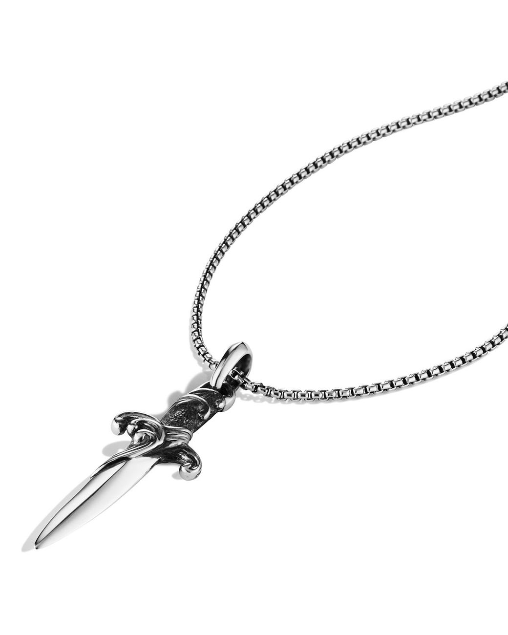 David Yurman Waves Dagger Amulet in 