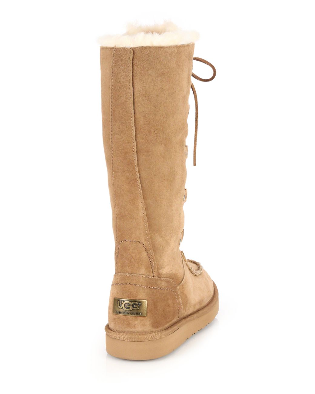 ugg front lace up boots