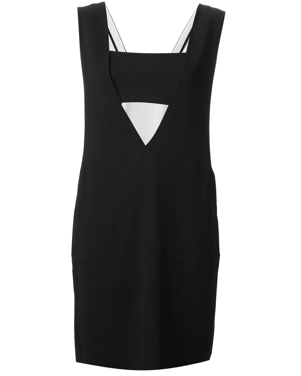 T By Alexander Wang Cut Out Dress in Black | Lyst
