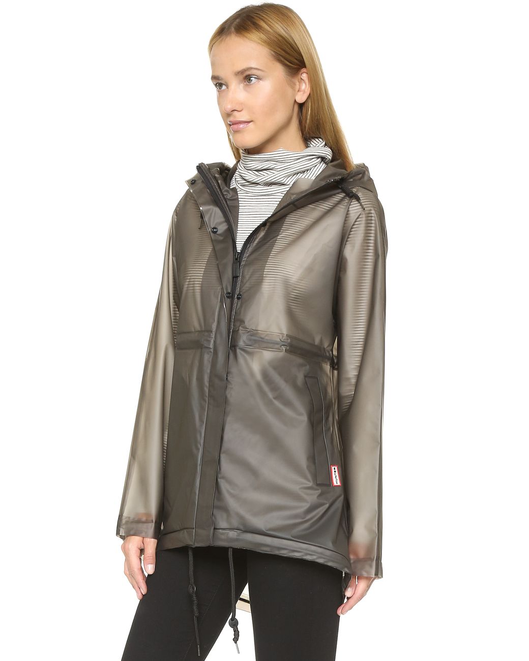 hunter original vinyl smock jacket