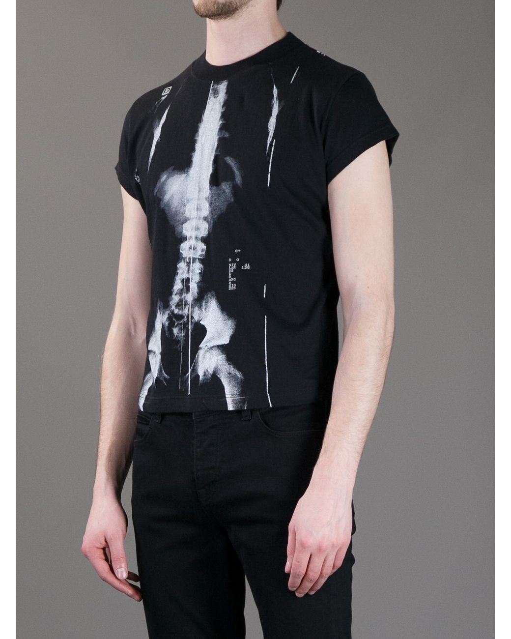Jean Paul Gaultier X-Ray T-Shirt in Black for Men | Lyst