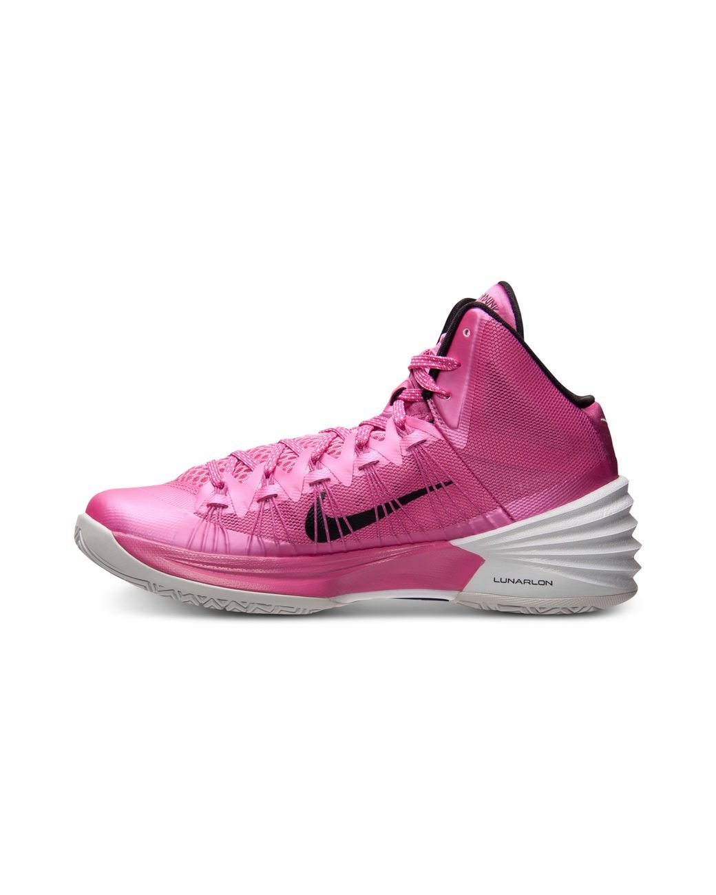 Nike Hyperdunk Basketball Sneakers in Pink/Metallic Silver/Grey (Pink) for  Men | Lyst