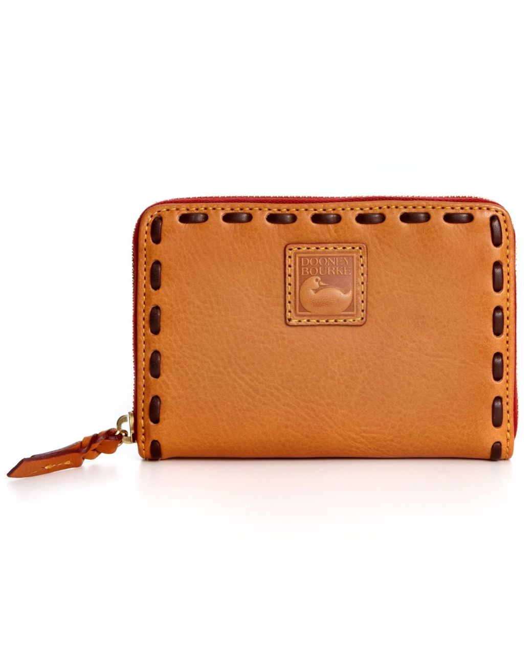 Dooney & Bourke Medium Leather Zip Around Wallet In Ivy At
